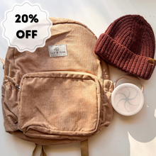 Load image into Gallery viewer, VALUE BUNDLE | Backpack + Beanie + Snack cup
