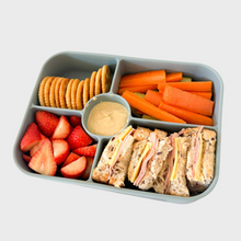 Load image into Gallery viewer, Silicone bento school lunchbox - 5 compartment