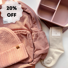 Load image into Gallery viewer, VALUE BUNDLE | Backpack + Lunchbox + Beanie + Socks