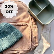 Load image into Gallery viewer, VALUE BUNDLE | Backpack + Lunchbox + Beanie + Socks