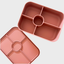 Load image into Gallery viewer, Silicone bento school lunchbox - 5 compartment