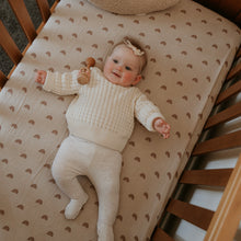 Load image into Gallery viewer, Organic Cotton Fitted Cot Sheet (4 designs)