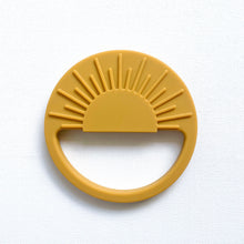 Load image into Gallery viewer, the silicone sunrise teether in sunrise colour