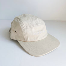 Load image into Gallery viewer, crew cap in cream embroidered with Calf & Crew logo