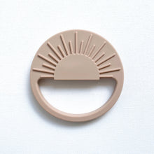 Load image into Gallery viewer, the silicone sunrise teether in dawn colour