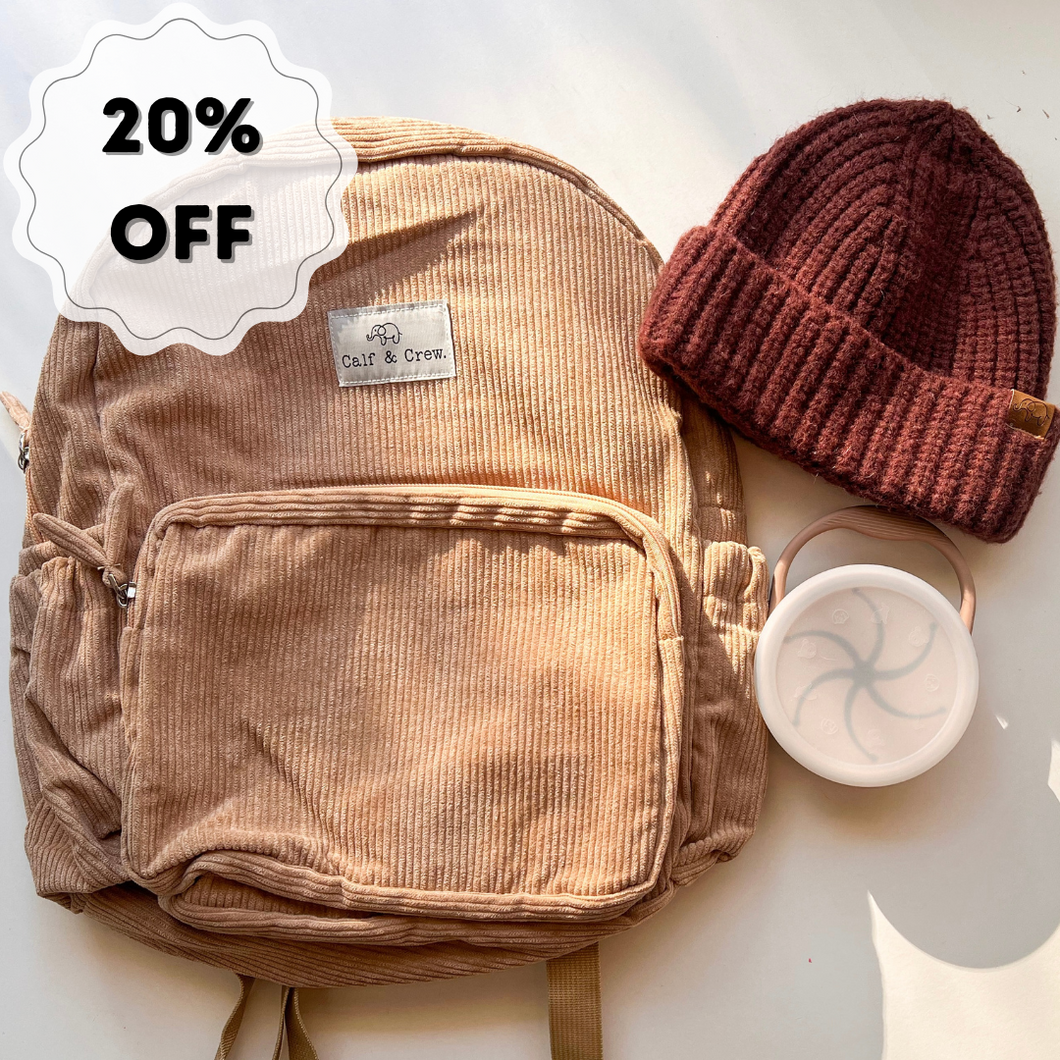 VALUE BUNDLE | Backpack + Beanie + Snack cup