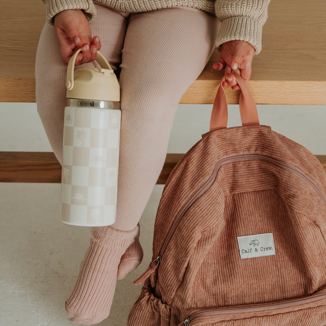 VALUE BUNDLE | Corduroy Backpack + Insulated bottle