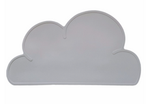 Load image into Gallery viewer, calf grey silicone cloud placemat
