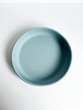 Load image into Gallery viewer, the top view of the silicone suction plate in baby blue colour
