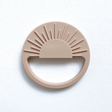 Load image into Gallery viewer, the silicone sunrise teether in dawn colour
